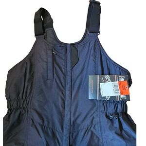 Navy Insulated Bib Snow Pants for Women - Brand: Unbranded